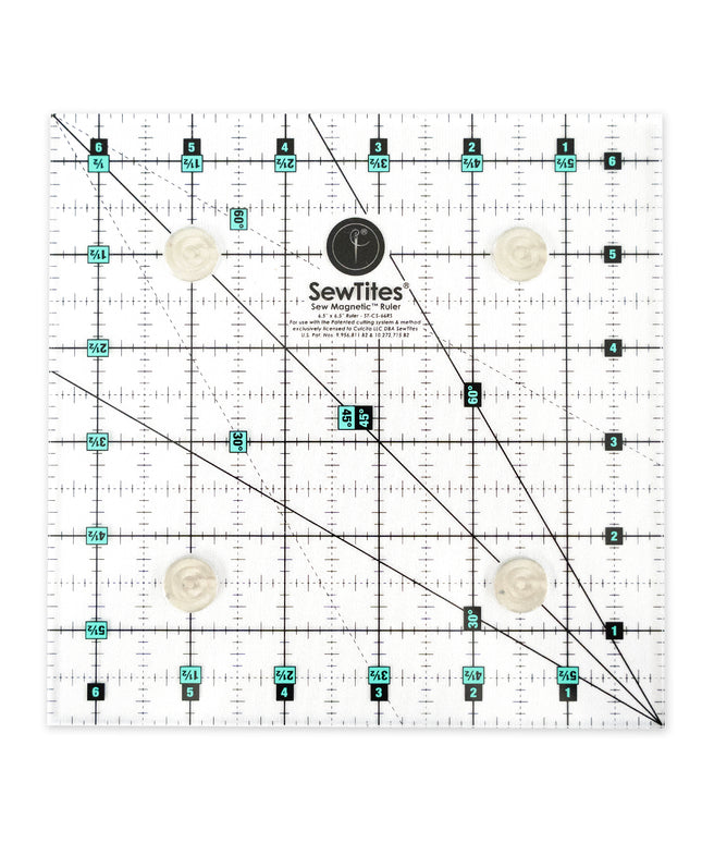 Sew Magnetic 6.5" x 6.5" Ruler