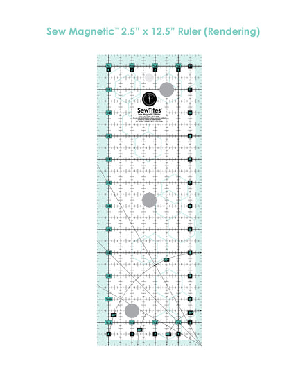 PRE-ORDER: Sew Magnetic 4.5" x 12.5" Ruler