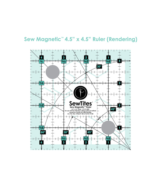 Sew Magnetic 4.5" x 4.5" Ruler