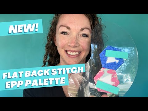 SewTites Paleta de piezas de papel inglés para costura con parte posterior plana